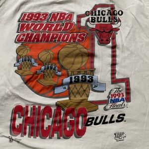 90s vintage Chicago Bulls 1993 NBA world championship